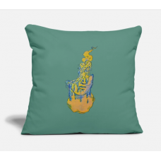 Burn Yourself To Give Others Light Cypress Green Pillow